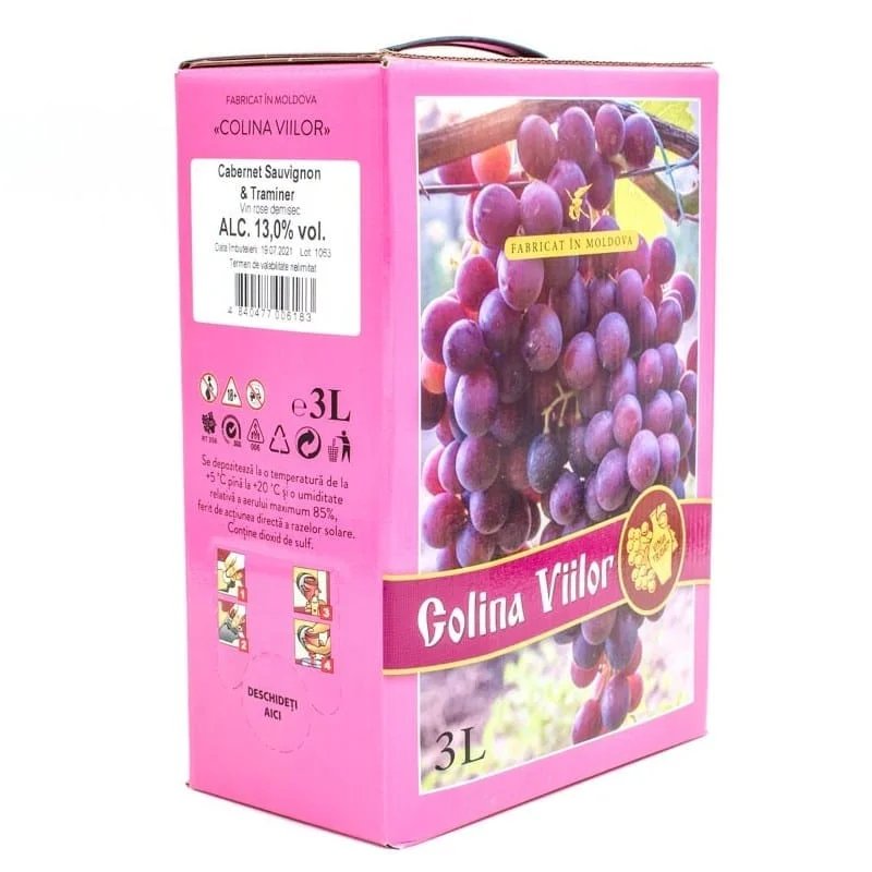Bag in Box – Vinia Traian – Cabernet Sauvignon & Traminer – 3L