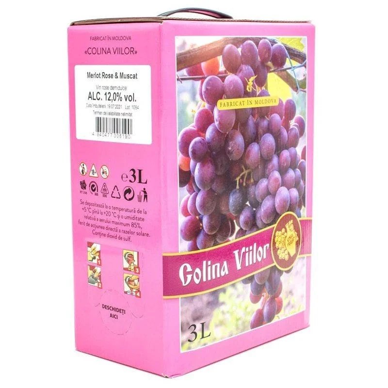 Bag in Box – Vinia Traian – Merlot & Muscat Ottonel – 3L