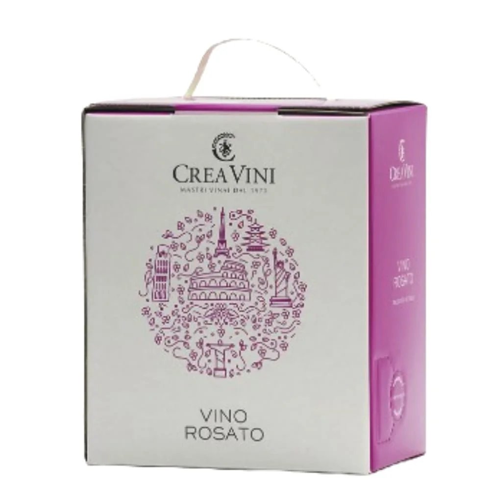 Bag in Box – Crea Vini – Vino Rosato – 10L